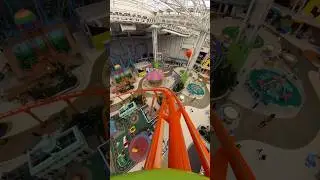 Roller coaster inside a MALL 🔥