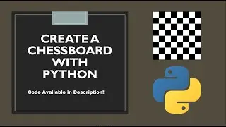 How to Draw a Chessboard in Python/Pygame #Python #Chess #Chessboard