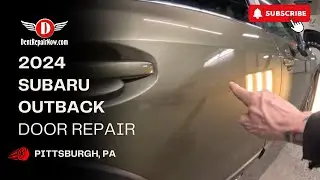 2024 Subaru Outback Door FIXED using Paintless Dent Repair I Pittsburgh, PA