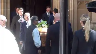 JOHN LAWS FAREWELLED AT STATE FUNERAL AT ST. ANDREW'S CATHEDRAL IN SYDNEY