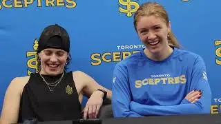 Carly Jackson Jesse Compher Troy Ryan | Toronto Sceptres | Press Conf | PWHL Mini-Camp Morning Skate