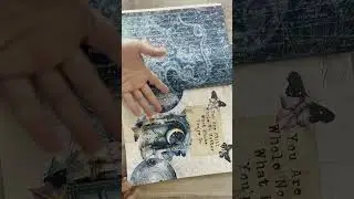 Sneak Peek at the Celestial Junk Journal - Moon Magic!  #shorts  #diy  #junkjournal  #mixedmedia