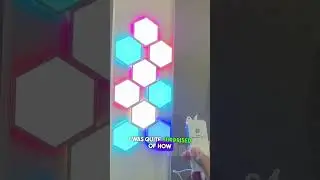 Vibrant Lighting with GE Cync Hexagon Light Panels