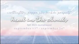 ☆ Fall 2021 Head in the Clouds Recruitment | Northeastern Kappas ☆