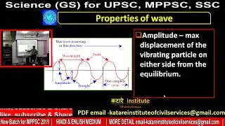S#6 Physics (GS) तरंग , ध्वनि, Echo Sound, interference  live For IAS,MPPSC, SSC, Vyapam, RLY