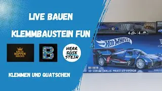 Live bauen -  Mattel Brick Shop Hot Wheels Cadillac Project Gtp Hypercar Bauset