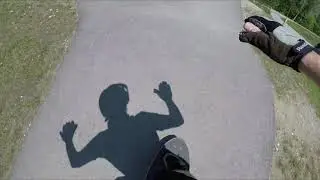 YOW Surfskate tested on Velosolutions pumptrack