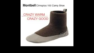Montbell Climaplus 100 Camp Shoes & Montbell Climaplus Knit Travel Shoes