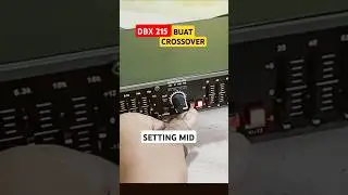 эквалайзер dbx 215 buat 3way#настройки #звук #эквалайзер #dbx