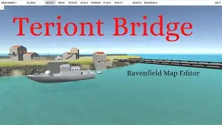 Ravenfield map editor: Teriont Bridge pt one