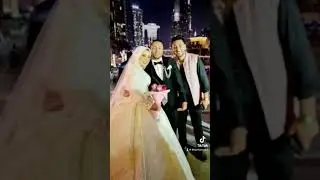 Dubai wedding ❤️😍🥰 front of burj khalifa 😇 #dubai  #wedding #burjkhalifa #imrankhanpti #ptilovers