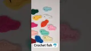 Crochet Fish. 🐠🐟🩷      #craft #diy   #crochet #ytshorts #yt #youtube  #fyp #handmade  #youtubeshorts