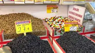 How Cheap Are Nuts in Turkey? 🇹🇷 Ankara Market Tour (Dried Fruits & Spices Too!)