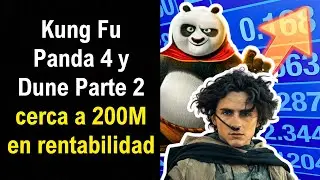 LAS PEL&Iacute;CULAS MAS RENTABLES DE 2024: Kung Fu Panda 4 rebasa en +100M a KFP3, Dune 2 lidera en Anci..