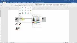 Le MENU POLICE dans WORD (formation bureautique - Suite Office 365)