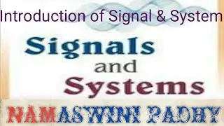 Signal and system introduction lecture 01