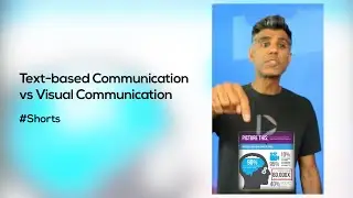 Text-based Communication vs Visual Communication #Shorts
