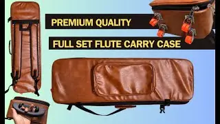Full Bamboo Flute Set Carry Case ll Premium Design and Quality ll Dpflutes