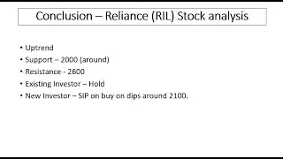 Reliance Industries RIL - Analysis for Investment