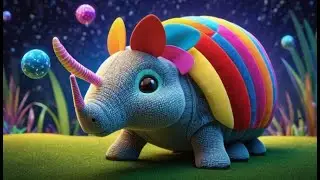 Plush Armadillos Go Roll Roll Roll | English Nursery Rhyme | Kids Songs | Baby Music