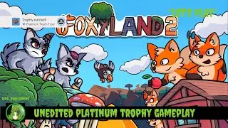 FoxyLand 2 - Full Unedited #PS4 Platinum Trophy Gameplay (American Stack)