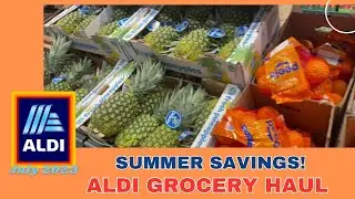 Aldi Grocery Haul July 2023 with Aldi Finds