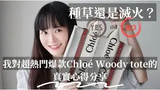 種草還是滅火？我對超熱門爆款Chloe Woody Tote包的真實心得分享