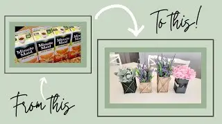 Upcycling Juice Box Containers into Home Decor |A Better World Series|