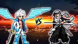Adult Toshiro (New) VS Byakuya TYBW in Jump Force Mugen