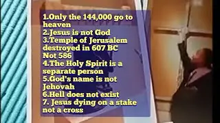 Top 7 Ridiculous Watchtower beliefs