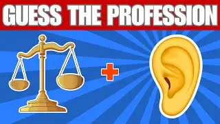 Guess the Profession by Emoji! 🧑&zwj;🍳👩&zwj;🚒 | Fun Quiz Challenge