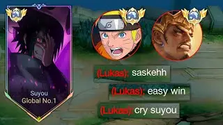 SASUKE VS NARUTO! CARA MUDAH COUNTER LUKAS DAN GATOT (hero meta) PAKE SUYOU!!