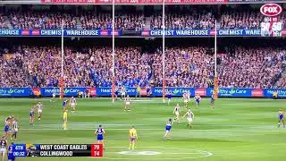 Last 41 seconds Collingwood vs West Coast Eagles AFL Grand Final 2018
