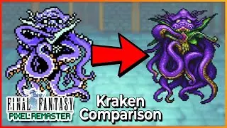 Kraken Comparison 「FINAL FANTASY Pixel Remaster」#shorts