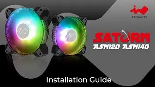 How to install the InWin Saturn ASN120/140 Fan | PC Cooling | InWin