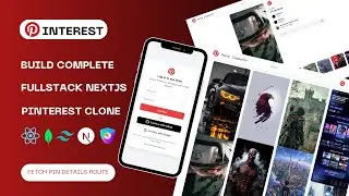 Fullstack Pinterest Clone with Next.js 14: NextAuth, MongoDB, & Advanced Features (Episode 8)