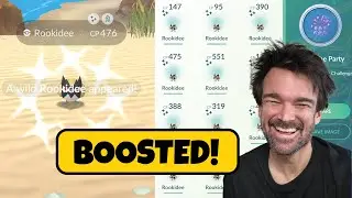 Rookidee Pokemon Go Community Day: TOO MUCH weather boosting