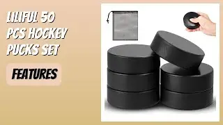 REVIEW (2026): Liliful 50 Pcs Hockey Pucks Set. Features