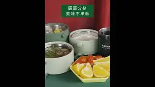 Easyhome.sg Lunch Box Multi Layer 304 Stainless Steel Insulated Thermal Food Container Takeaway