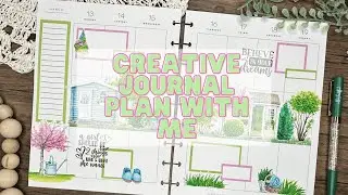Creative Journal Plan with Me using Robins Planning Nest