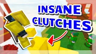Insane bedwars clutches (ft. @coldarchie)
