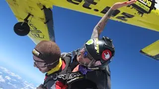Robert's 20,000ft skydive in the Bay of Islands