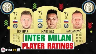 FIFA 20 | INTER MILAN PLAYER RATINGS 😳🔥| FT. MARTINEZ, SKRINIAR, HANDANOVIC... etc