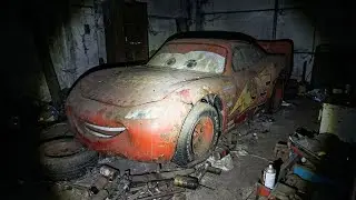 I Found the REAL Lightning McQueen in an Abandoned Hangar... (Phone Footage)