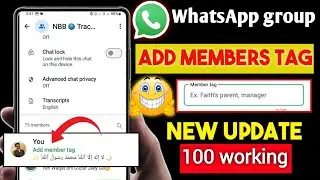 WhatsApp Add Member Tag Kya Hai  Group Add Member New Feature Explained
