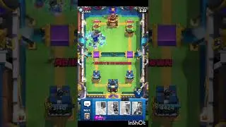 1️⃣3️⃣ Day-46 Skeleton King Ability CLUTCH WIN 👑 #clashroyale #gaming