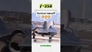 F-35B : Vertical takeoff #f35b #usaircraft