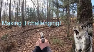 Hunting squirrels with a Ruger Mark IV .22 Pistol