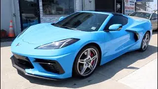 Tinting A 2021 Chevrolet Corvette C8 ( 35%tint -VS- 50% tint )
