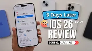 iOS 26 Beta 9 Review 3 days later